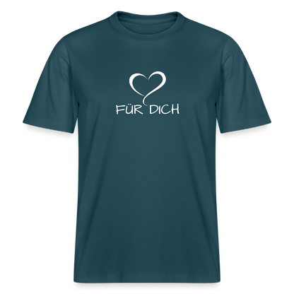 Relaxed Fit Unisex Bio-T-Shirt aus Baumwolle - Dunkles Petrol