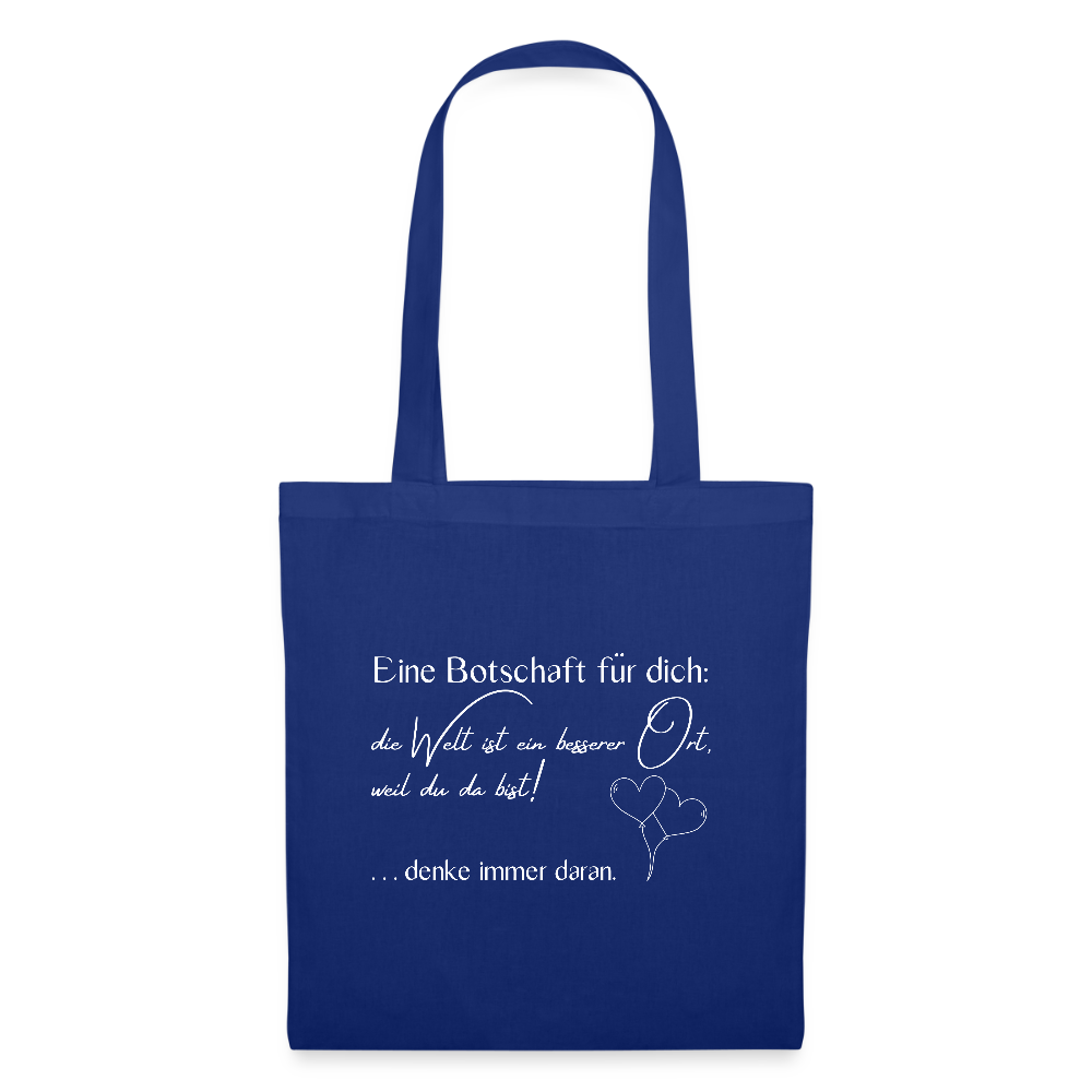Stoffbeutel aus Baumwolle - Royalblau