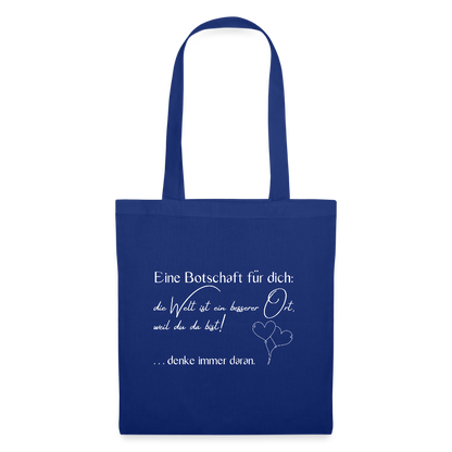 Stoffbeutel aus Baumwolle - Royalblau