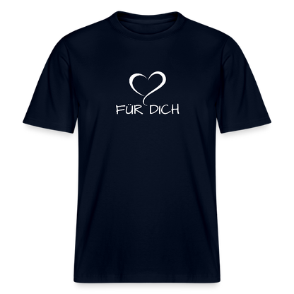 Relaxed Fit Unisex Bio-T-Shirt aus Baumwolle - Navy