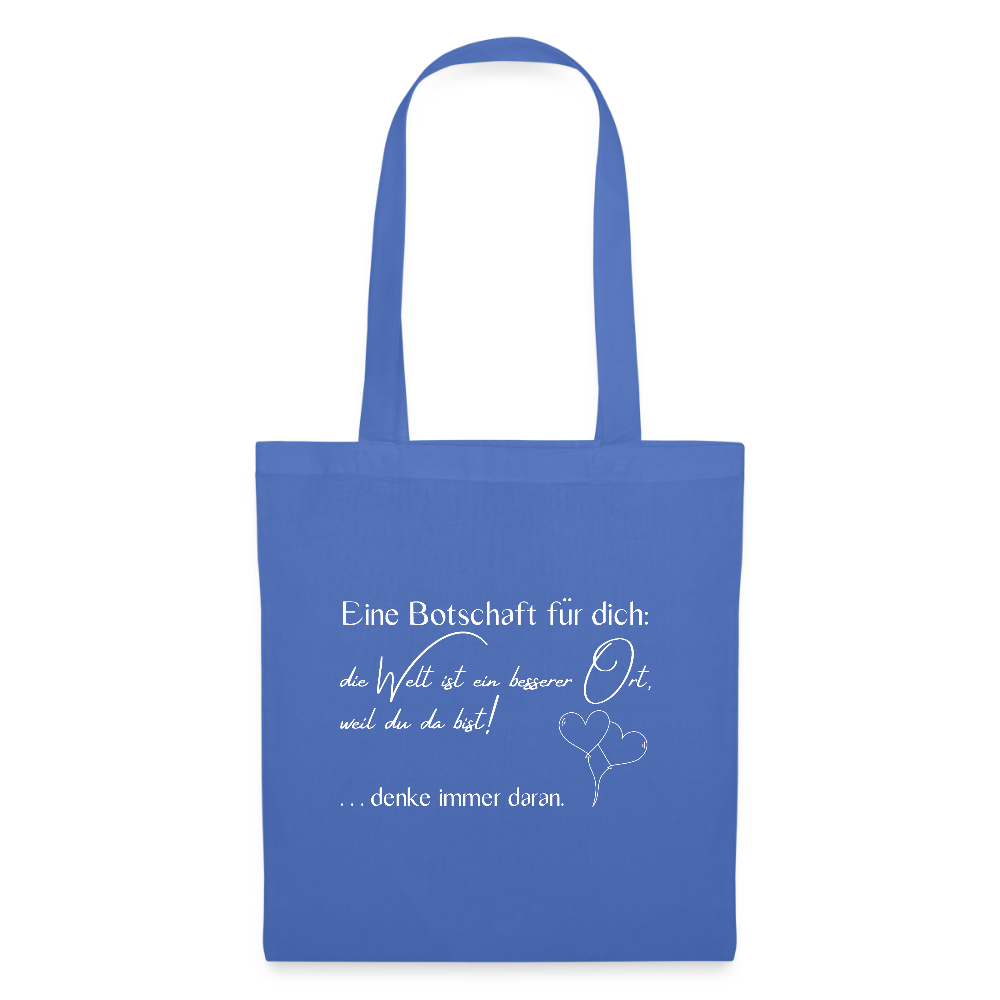 Stoffbeutel aus Baumwolle - Hellblau