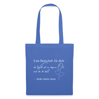 Stoffbeutel aus Baumwolle - Hellblau