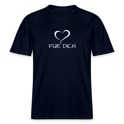 Relaxed Fit Unisex Bio-T-Shirt aus Baumwolle - Navy