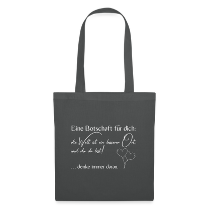 Stoffbeutel aus Baumwolle - Graphite