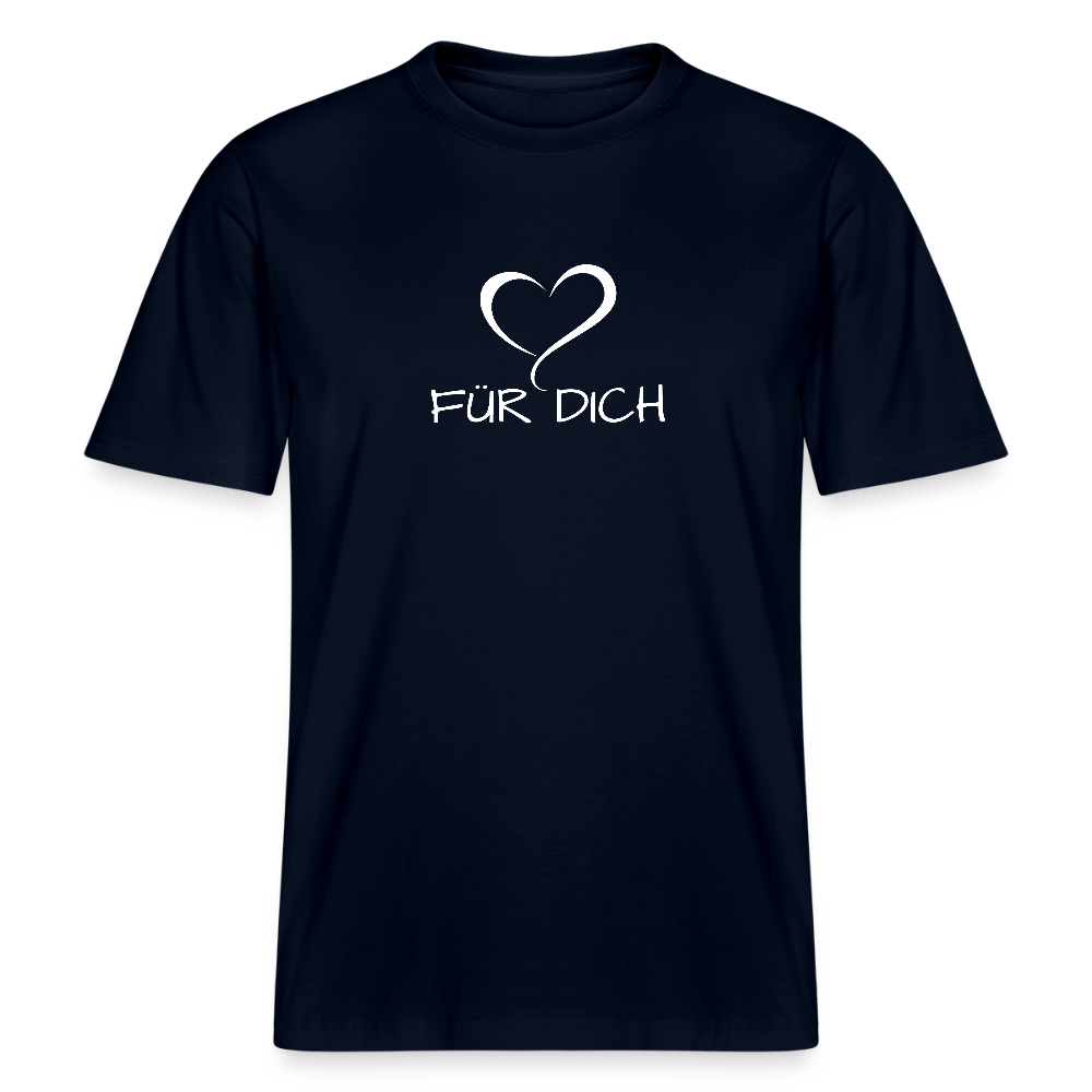 Relaxed Fit Unisex Bio-T-Shirt aus Baumwolle - Navy