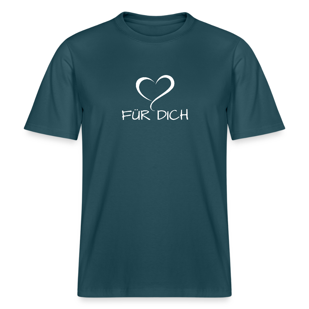 Relaxed Fit Unisex Bio-T-Shirt aus Baumwolle - Dunkles Petrol
