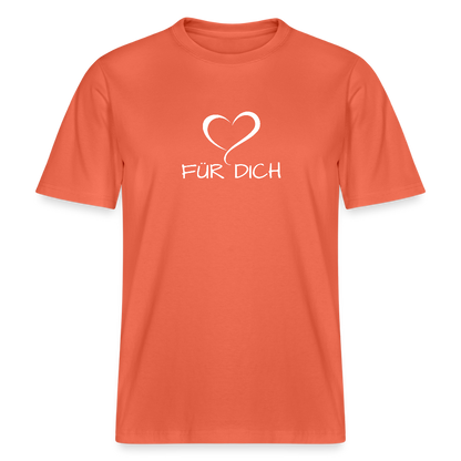 Relaxed Fit Unisex Bio-T-Shirt aus Baumwolle - Hellrot