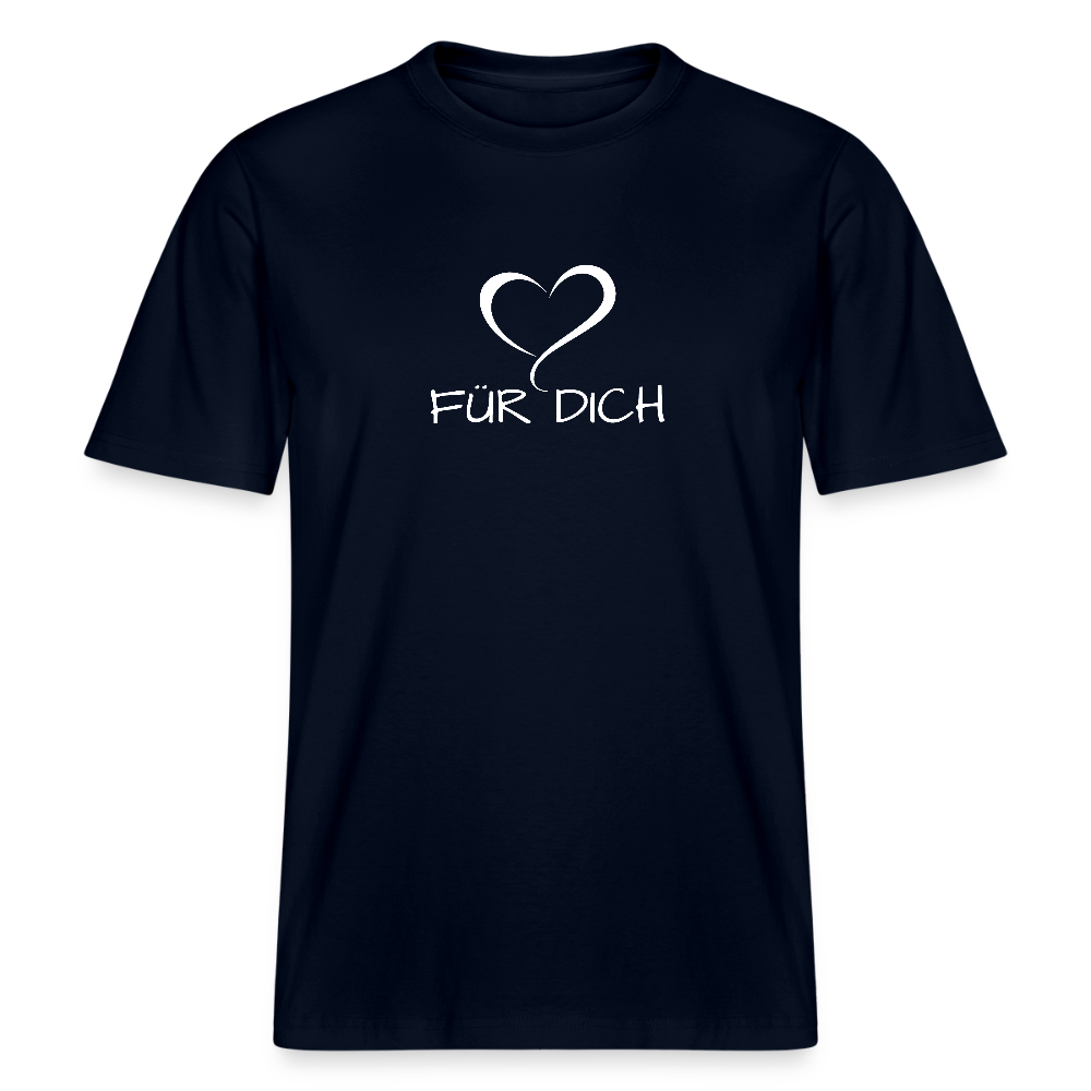 Relaxed Fit Unisex Bio-T-Shirt aus Baumwolle - Navy