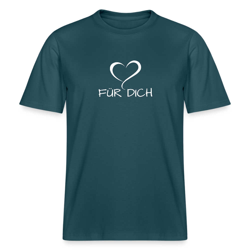 Relaxed Fit Unisex Bio-T-Shirt aus Baumwolle - Dunkles Petrol