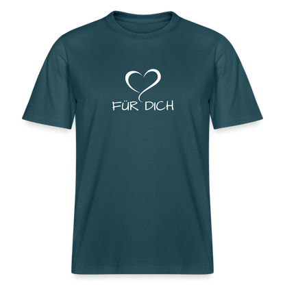 Relaxed Fit Unisex Bio-T-Shirt aus Baumwolle - Dunkles Petrol