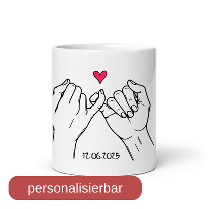 Motiv: Er und Sie Hände mit Herz